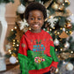 Ida B. Wells Fearless Kid Ugly Christmas Sweater Festive Pop Art Comic Christmas