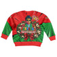 Ida B. Wells Fearless Kid Ugly Christmas Sweater Festive Pop Art Comic Christmas