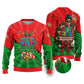 Ida B. Wells Fearless Ugly Christmas Sweater Festive Pop Art Comic Christmas