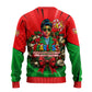 Ida B. Wells Fearless Ugly Christmas Sweater Festive Pop Art Comic Christmas