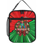 Ida B. Wells Fearless Lunch Bag Festive Pop Art Comic Christmas