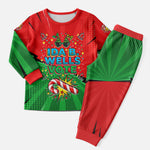 Ida B. Wells Fearless Christmas Pajama Set Festive Pop Art Comic Christmas