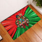 Ida B. Wells Fearless Rubber Doormat Festive Pop Art Comic Christmas
