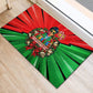 Ida B. Wells Fearless Rubber Doormat Festive Pop Art Comic Christmas