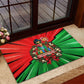 Ida B. Wells Fearless Rubber Doormat Festive Pop Art Comic Christmas