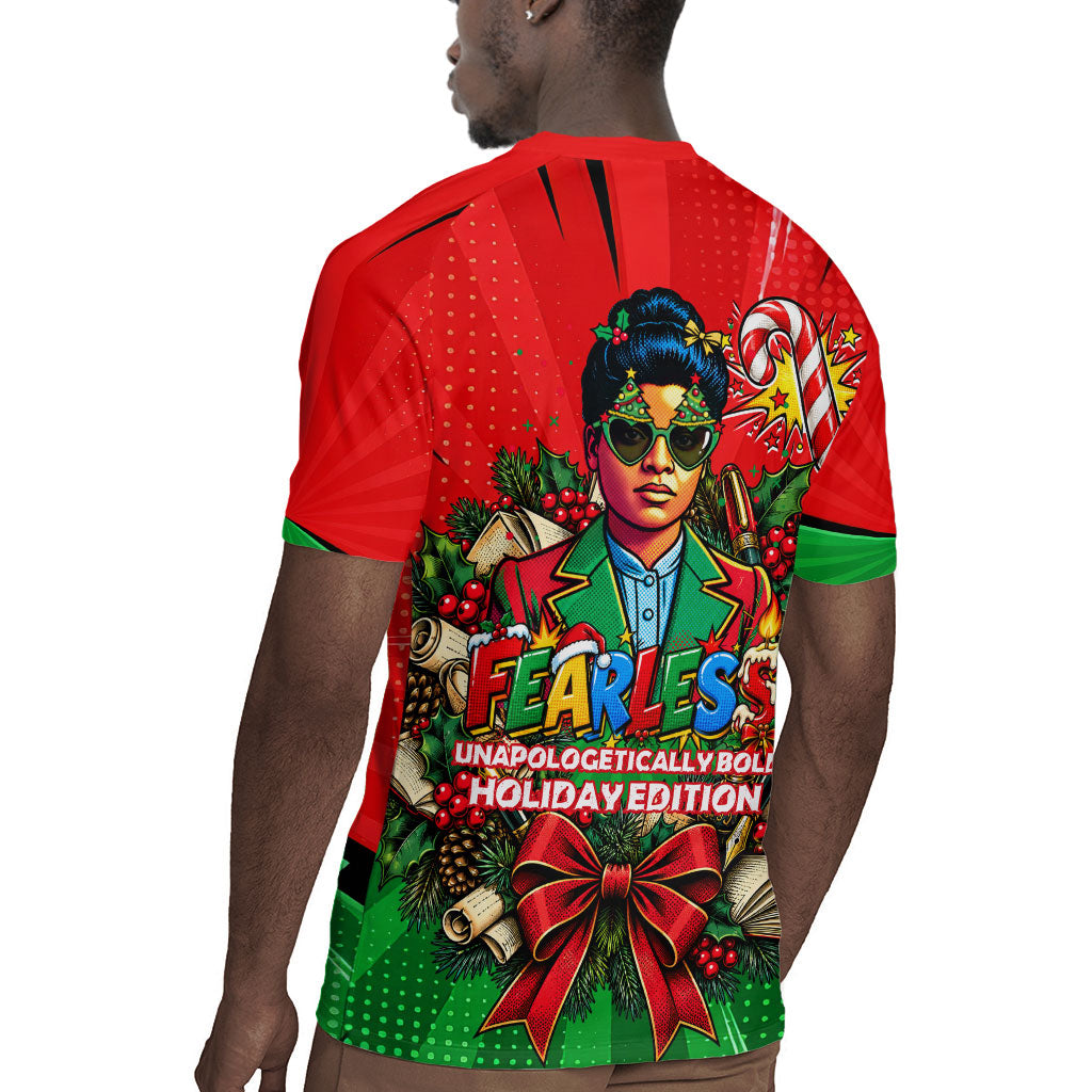 Ida B. Wells Fearless Rugby Jersey Festive Pop Art Comic Christmas