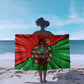 Ida B. Wells Fearless Sarong Festive Pop Art Comic Christmas