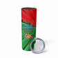 Ida B. Wells Fearless Skinny Tumbler Festive Pop Art Comic Christmas