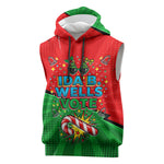 Ida B. Wells Fearless Sleeveless Hoodie Festive Pop Art Comic Christmas