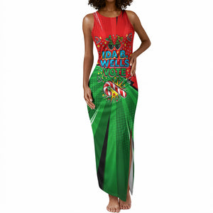 Ida B. Wells Fearless Tank Maxi Dress Festive Pop Art Comic Christmas
