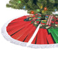 Ida B. Wells Fearless Tree Skirt Festive Pop Art Comic Christmas
