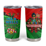Ida B. Wells Fearless Tumbler Cup Festive Pop Art Comic Christmas