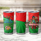 Ida B. Wells Fearless Tumbler Cup Festive Pop Art Comic Christmas