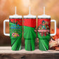 Ida B. Wells Fearless Tumbler With Handle Festive Pop Art Comic Christmas