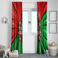 Ida B. Wells Fearless Window Curtain Festive Pop Art Comic Christmas