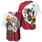Ida B. Wells Power Of The Press Christmas Baseball Jersey Vintage Plaid Red Torch Holiday