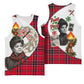Ida B. Wells Power Of The Press Christmas Basketball Jersey Vintage Plaid Red Torch Holiday