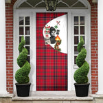 Ida B. Wells Power Of The Press Christmas Door Cover Vintage Plaid Red Torch Holiday