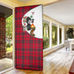 Ida B. Wells Power Of The Press Christmas Door Cover Vintage Plaid Red Torch Holiday