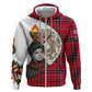 Ida B. Wells Power Of The Press Christmas Hoodie Vintage Plaid Red Torch Holiday