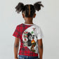 Ida B. Wells Power Of The Press Christmas Kid T shirt Vintage Plaid Red Torch Holiday