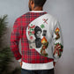 Ida B. Wells Power Of The Press Christmas Ugly Christmas Sweater Vintage Plaid Red Torch Holiday