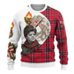 Ida B. Wells Power Of The Press Christmas Ugly Christmas Sweater Vintage Plaid Red Torch Holiday