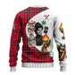 Ida B. Wells Power Of The Press Christmas Ugly Christmas Sweater Vintage Plaid Red Torch Holiday