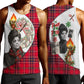 Ida B. Wells Power Of The Press Christmas Men Tank Top Vintage Plaid Red Torch Holiday