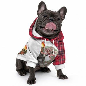 Ida B. Wells Power Of The Press Christmas Pet Hoodie Vintage Plaid Red Torch Holiday