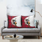 Ida B. Wells Power Of The Press Christmas Pillow Cover Vintage Plaid Red Torch Holiday