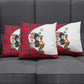 Ida B. Wells Power Of The Press Christmas Pillow Cover Vintage Plaid Red Torch Holiday