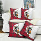 Ida B. Wells Power Of The Press Christmas Pillow Cover Vintage Plaid Red Torch Holiday