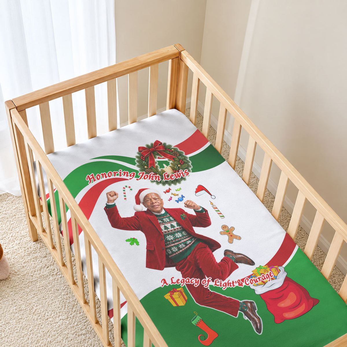 John Lewis Home For Christmas Baby Bed Cover Honoring John Lewis Legacy Light Courage