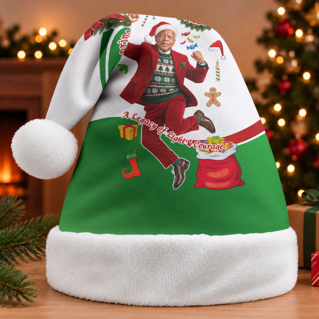 John Lewis Home For Christmas Santa Hat Honoring John Lewis Legacy Light Courage