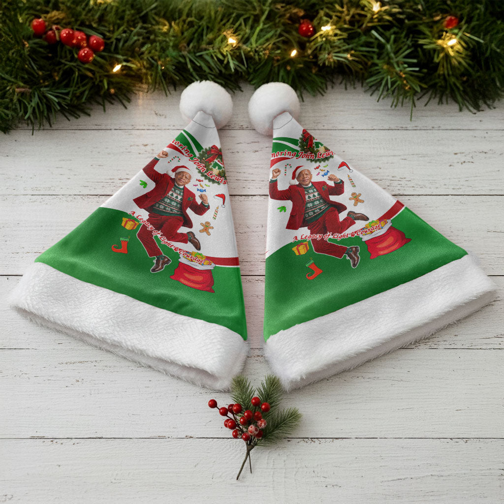 John Lewis Home For Christmas Santa Hat Honoring John Lewis Legacy Light Courage