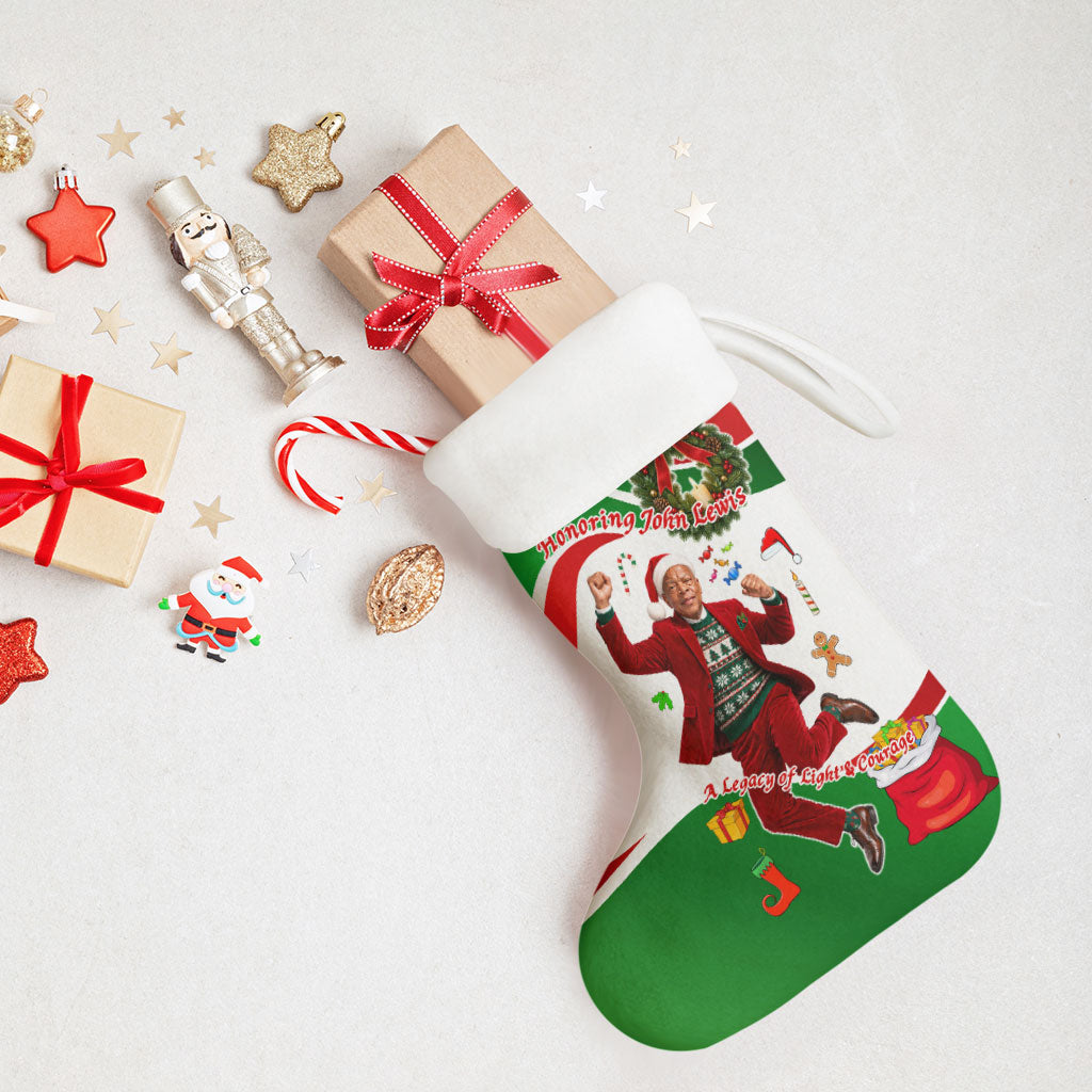 John Lewis Home For Christmas Stocking Honoring John Lewis Legacy Light Courage