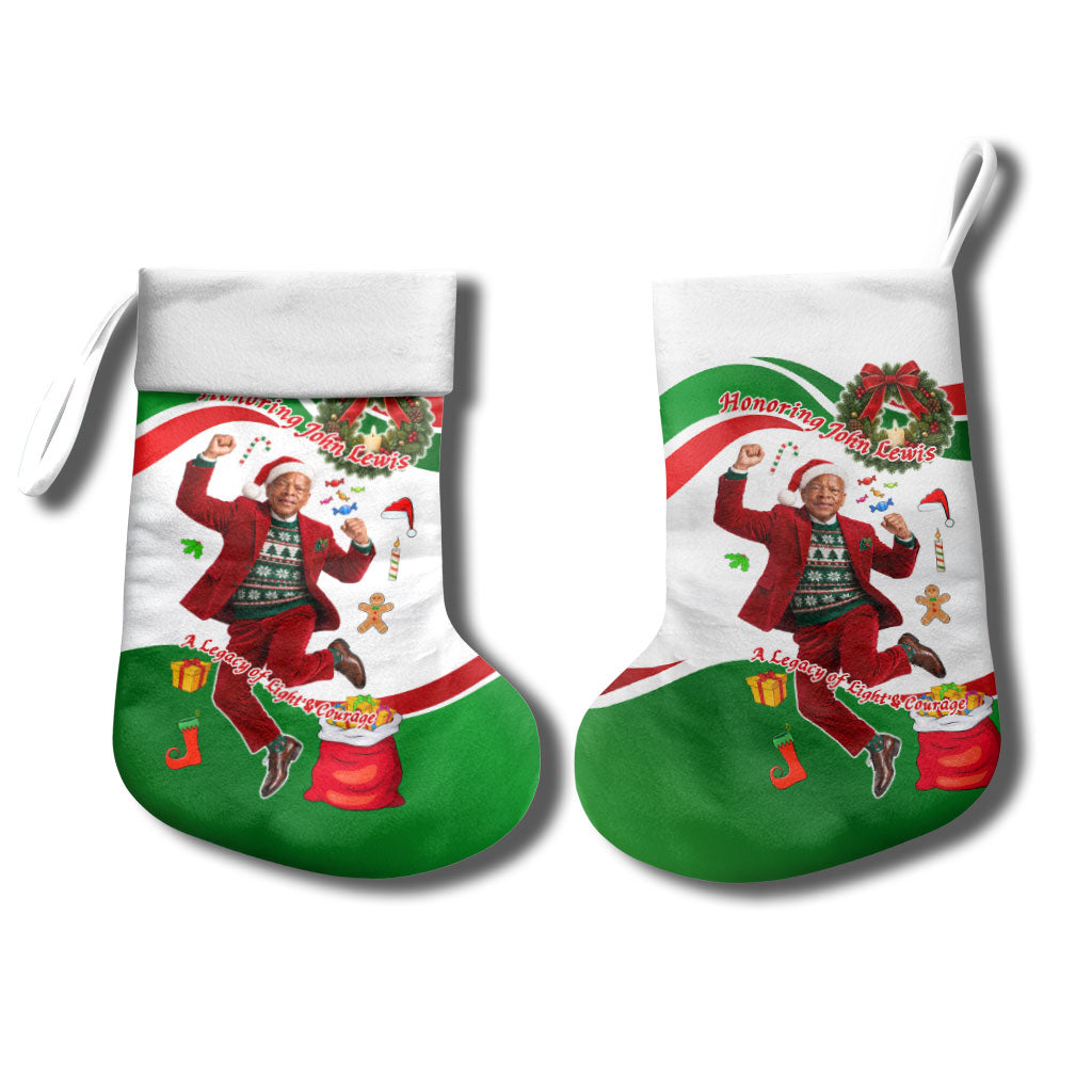 John Lewis Home For Christmas Stocking Honoring John Lewis Legacy Light Courage