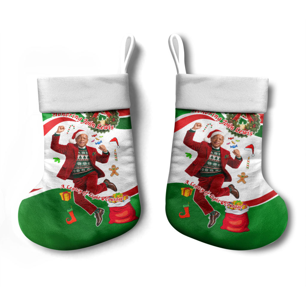 John Lewis Home For Christmas Stocking Honoring John Lewis Legacy Light Courage
