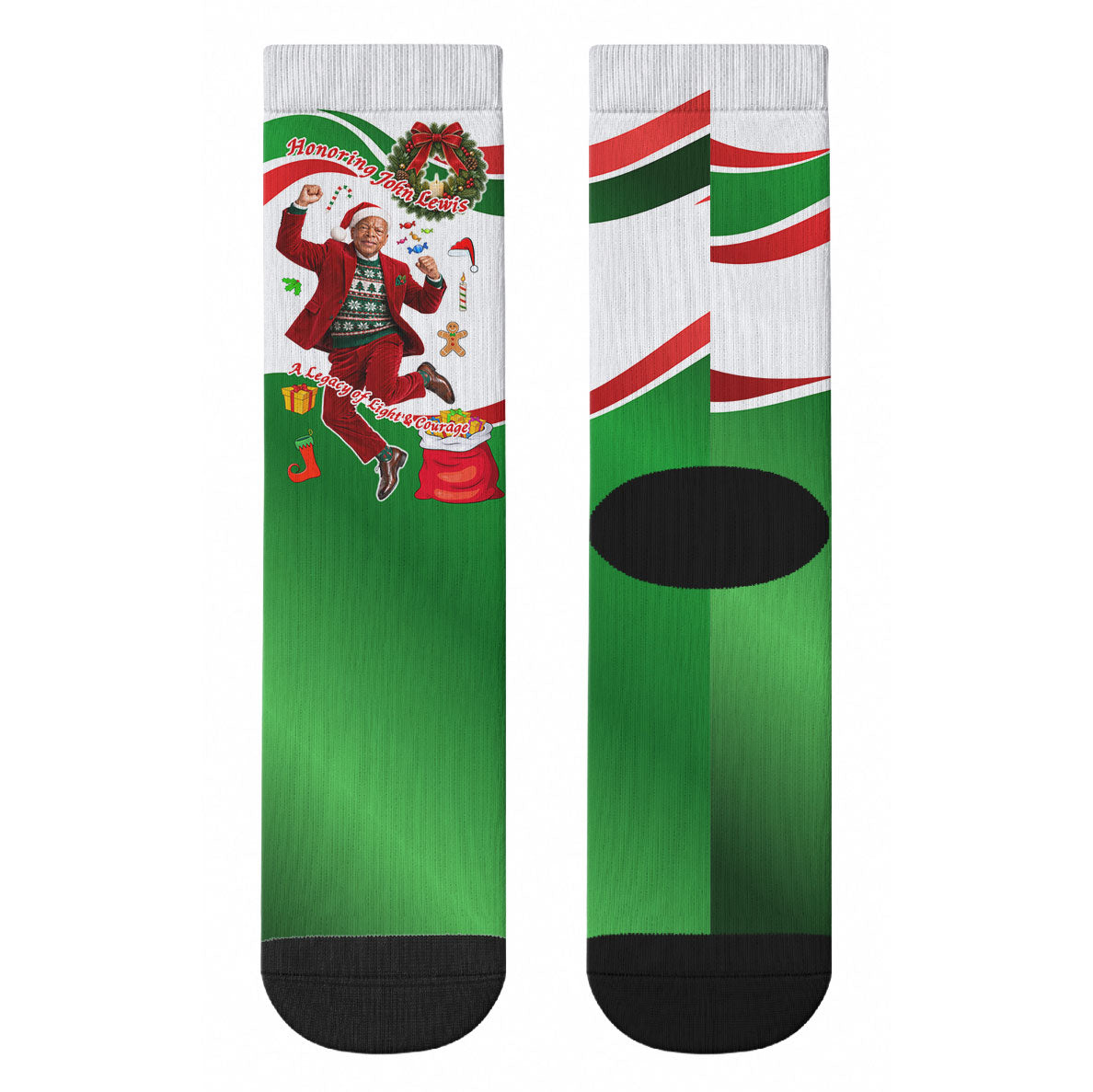 John Lewis Home For Christmas Crew Socks Honoring John Lewis Legacy Light Courage