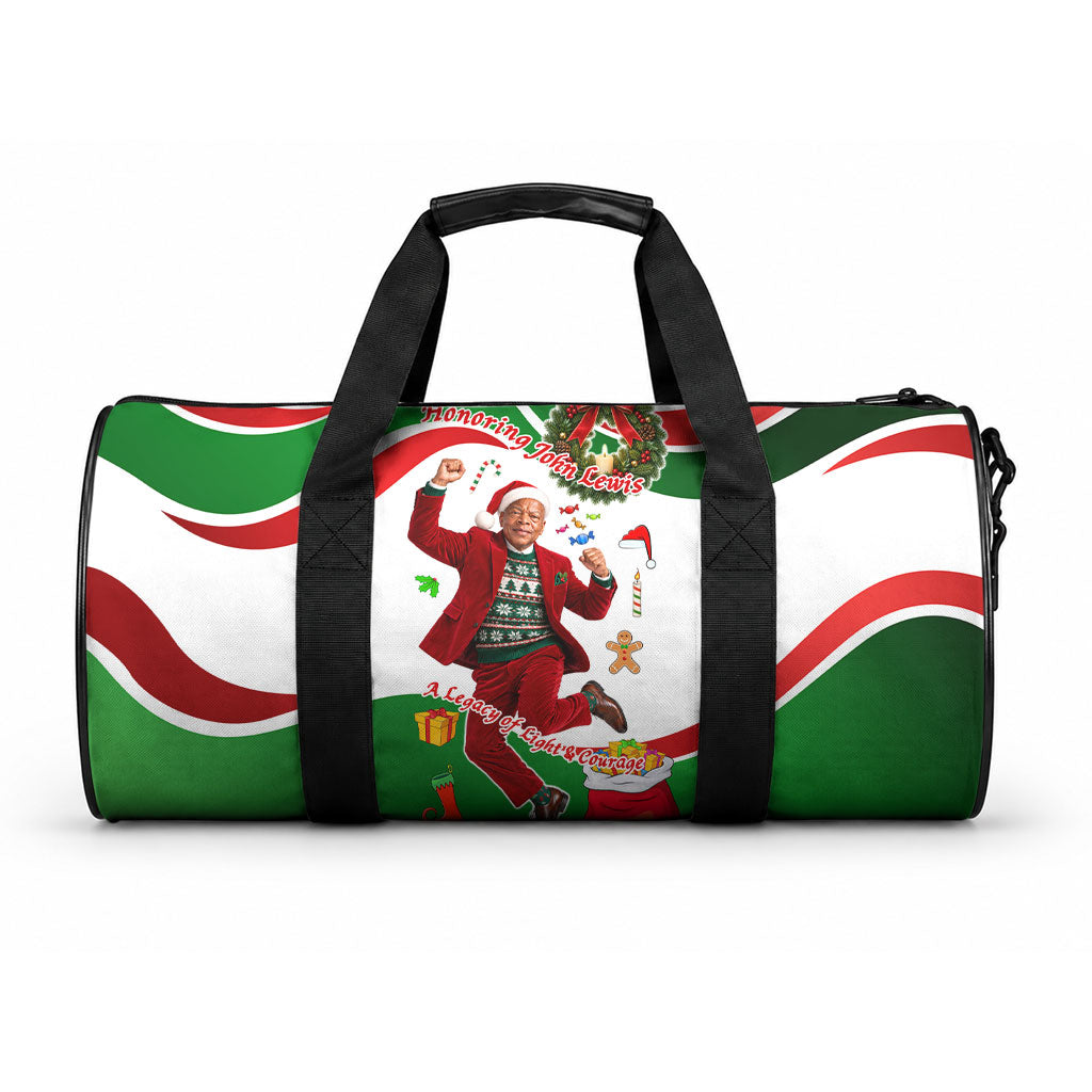 John Lewis Home For Christmas Duffle Bag Honoring John Lewis Legacy Light Courage