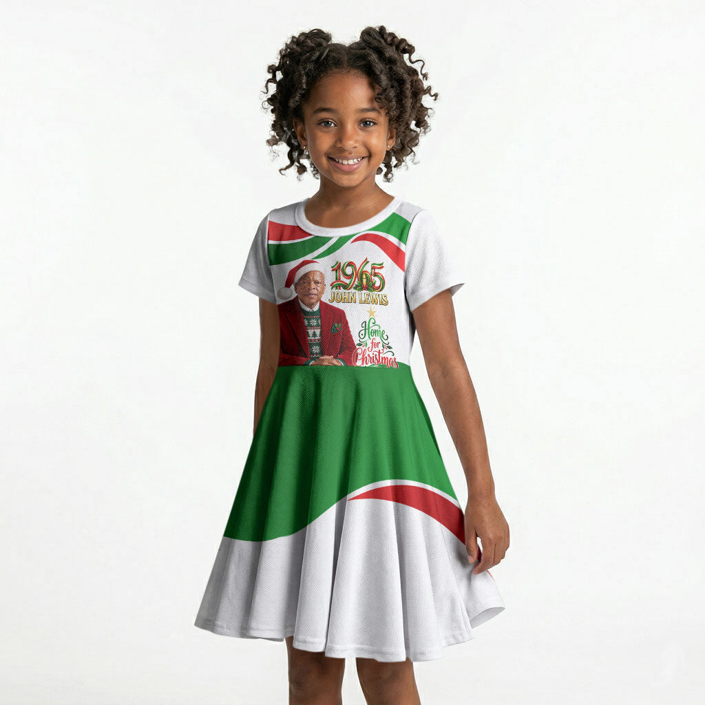 John Lewis Home For Christmas Kid Short Sleeve Dress Honoring John Lewis Legacy Light Courage