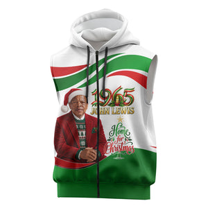John Lewis Home For Christmas Sleeveless Zip Hoodie Honoring John Lewis Legacy Light Courage