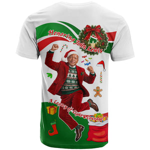 John Lewis Home For Christmas T shirt Honoring John Lewis Legacy Light Courage