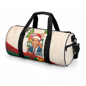 John Lewis Selma 1965 Christmas Duffle Bag Civil Rights Courage Hope Peace Festive Holiday Tree