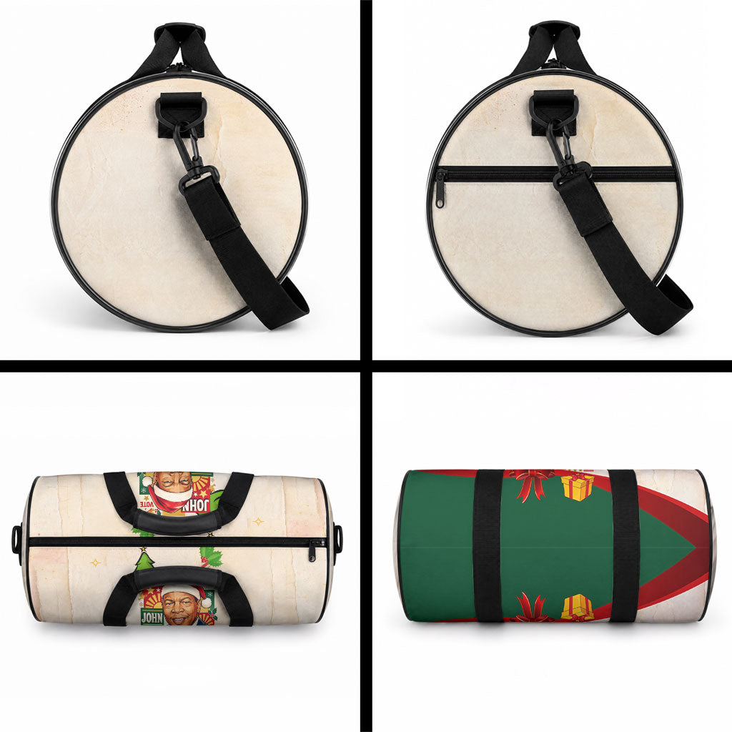 John Lewis Selma 1965 Christmas Duffle Bag Civil Rights Courage Hope Peace Festive Holiday Tree