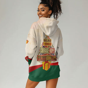 John Lewis Selma 1965 Christmas Hoodie Dress Civil Rights Courage Hope Peace Festive Holiday Tree