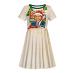 John Lewis Selma 1965 Christmas Kid Short Sleeve Dress Civil Rights Courage Hope Peace Festive Holiday Tree