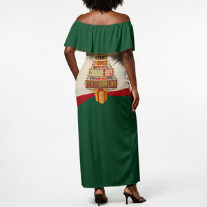 John Lewis Selma 1965 Christmas Off Shoulder Maxi Dress Civil Rights Courage Hope Peace Festive Holiday Tree