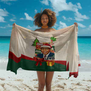 John Lewis Selma 1965 Christmas Sarong Civil Rights Courage Hope Peace Festive Holiday Tree